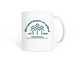 Tree Outline Mug, a White Coffee Mug