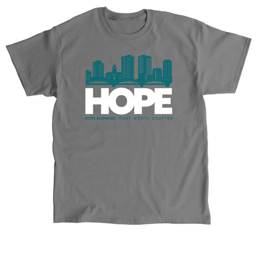 Hope lives here..., a Charcoal Classic Unisex Tee