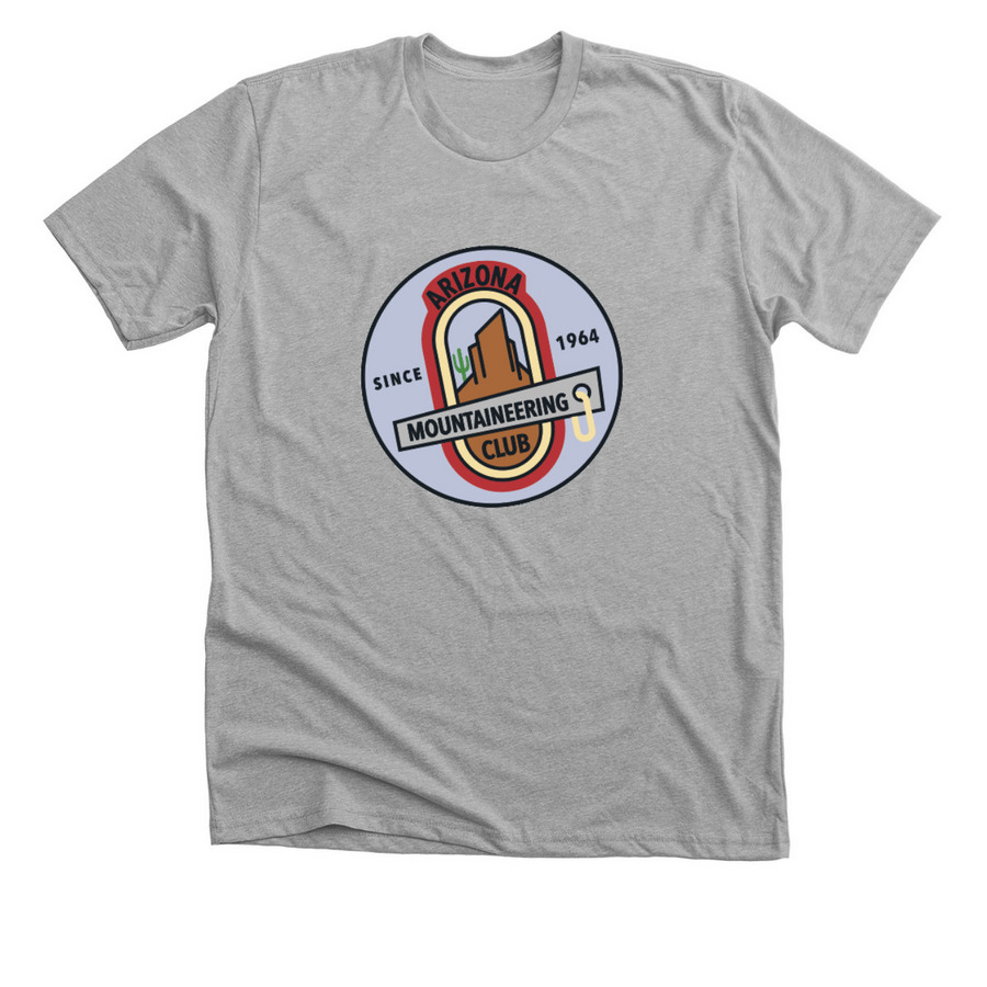 AMC Logo for Year-Round Wear, a Athletic Heather Premium Unisex Tee
