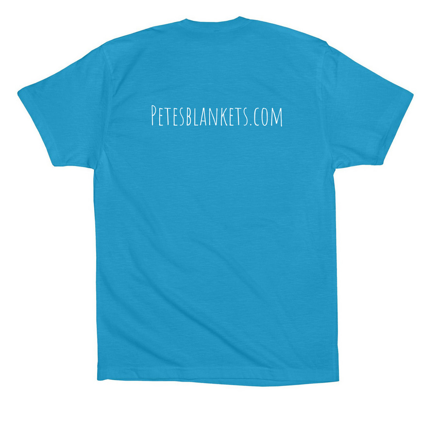 My Therapy., a Aqua Premium Cotton Tee (back-view)