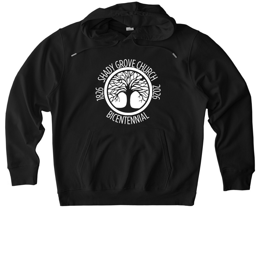 Shady Grove&nbsp;, a Black Stanley/Stella Unisex Cruiser 2.0 Pullover Hoodie