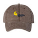 Hats, a Brown Printed Pigment Dye Baseball Cap