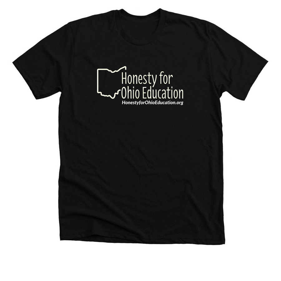 Support honest education in Ohio, a Solid Black Blend Premium Unisex Tee