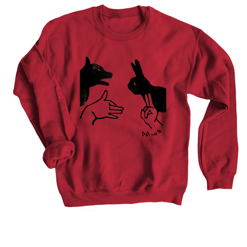 Tarraq, a Cardinal Red Crewneck Sweatshirt