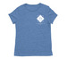 Cheverly 95th Women's Cut Tee in Blue, Olive&nbsp;, a Azure Blue Allmade Eco Triblend Women?s Tee
