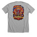 250TH ANNIVERSARY 4TH OF JULY, a Athletic Heather Premium Unisex Tee (back-view)