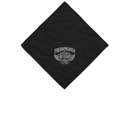 Celebrating 60 Years of Fred Bandana, a Black Cotton Bandana