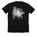 Ruff Patriots, a Solid Black Blend Premium Unisex Tee (back-view)