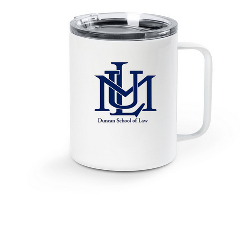 LMU DSOL Travel Mug, a White Stainless Steel Travel Mug