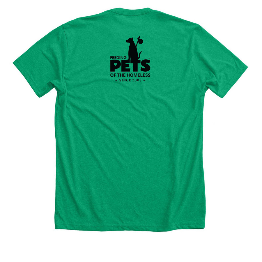 Boos & Purrs, a Heather Kelly Premium Unisex Tee (back-view)