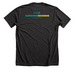 Love Your Neighbor Kindness Campaign, a Dark Grey Heather Premium Unisex Tee (back-view)