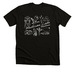 Medicine Lake (White), a Black Heather Premium Unisex Tee