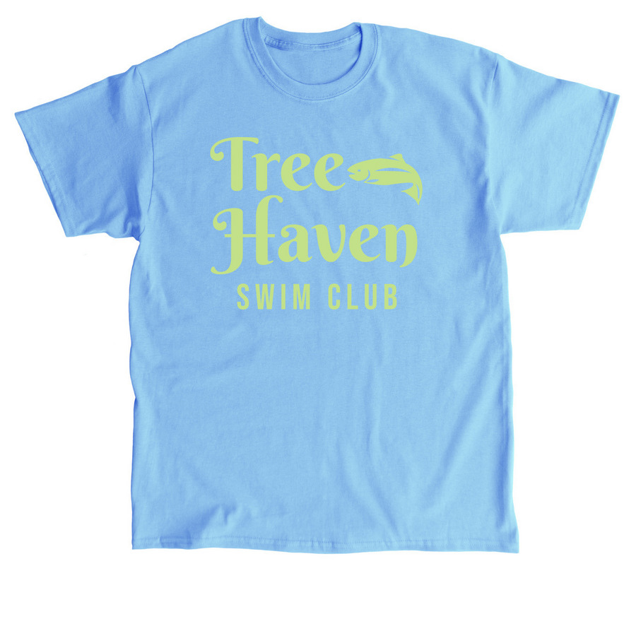 Classic Tarpon - Lime Print, a Carolina Blue Classic Unisex Tee