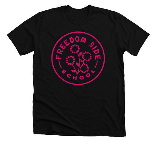 magenta, a Solid Black Blend Premium Unisex Tee