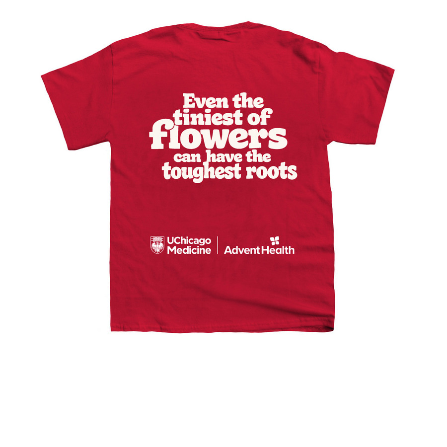 March of Dimes Walk, a Red Youth Unisex Tee (back-view)