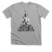 Lakota:No One is Illegal On Stolen Land white, a Athletic Heather Premium Unisex Tee