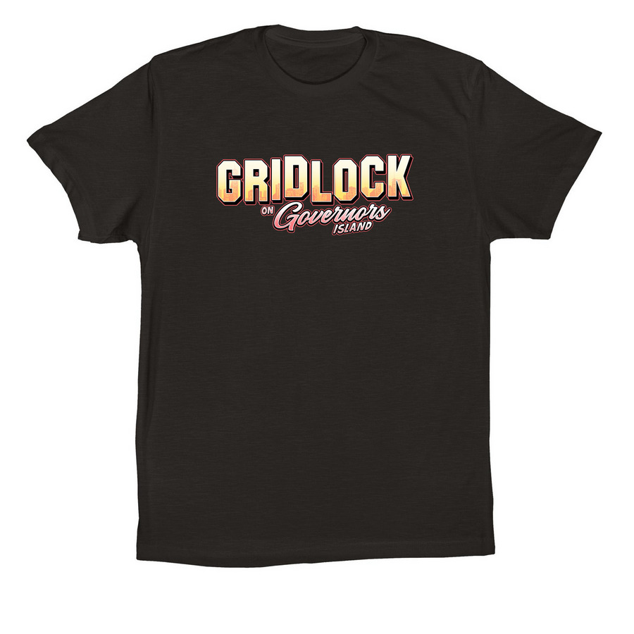 Gridlock on Governors 2026, a Black Premium Cotton Tee