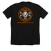 VRK9, a Solid Black Blend Premium Unisex Tee (back-view)