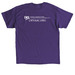 Rep the League, a Purple Classic Unisex Tee (back-view)