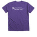 Rep the League, a Purple Rush Premium V-Neck Tee (back-view)