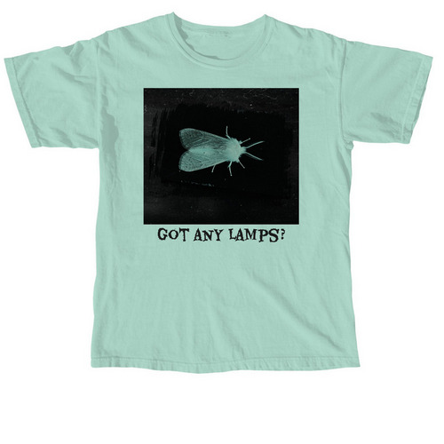Flying Mellow Moth, a Chalky Mint Comfort Colors Unisex Tee