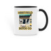 Hartfield's Farewell Tour Mug, a Black Two-Tone Ceramic Mug
