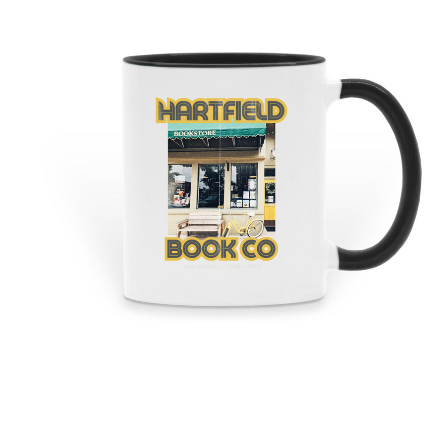 Hartfield's Farewell Tour Mug, a Black Two-Tone Ceramic Mug
