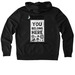 Birdability Week 2025 Zip Up Hoodies, a Deep Black Allmade Organic French Terry Zip Up Hoodie (back-view)