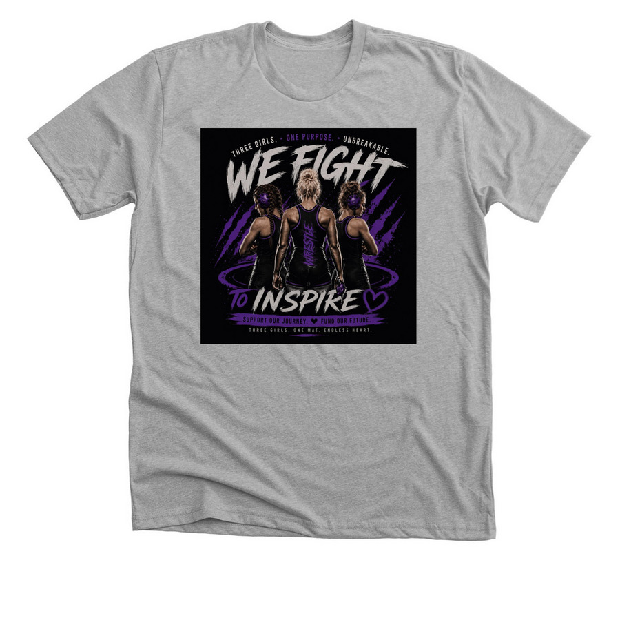 Northeastern Girls Wrestlers, a Athletic Heather Premium Unisex Tee