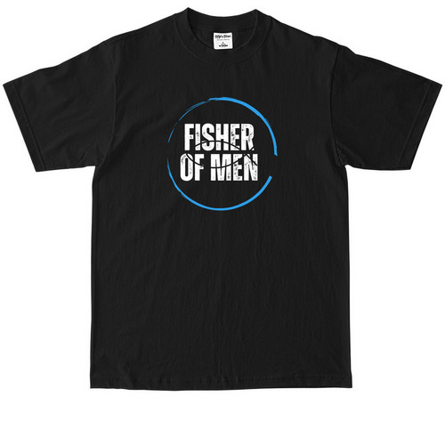 Fisher of Men, a Black Max Heavyweight Tee