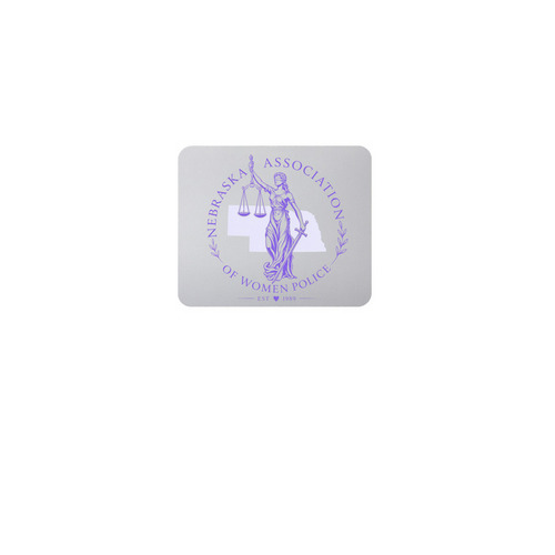 NAWP Mousepad (Purple), a White Full Color Mouse Pad