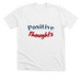 Positive life, a Solid White Blend Premium Unisex Tee
