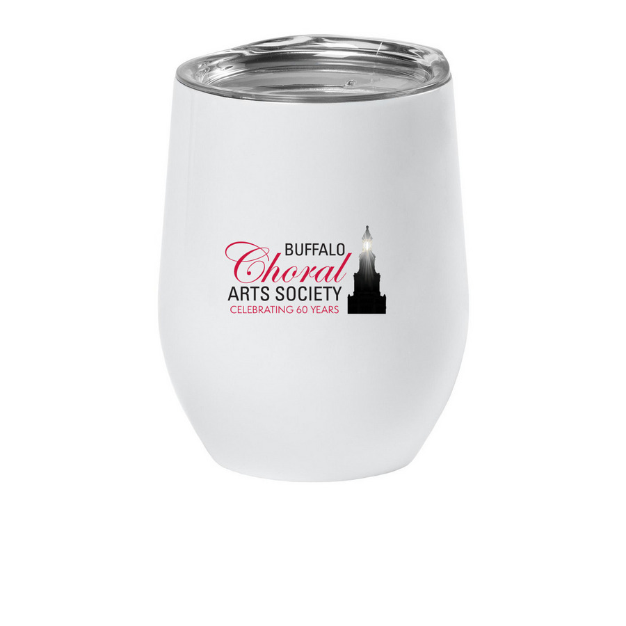 Commemorative 60th Anniversary Wine Tumbler, a White Insulated Wine Cup