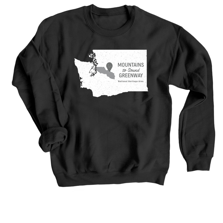 Yay NHA!, a Black Crewneck Sweatshirt