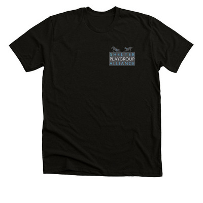 Enrichment, Choice, Empowerment, a Black Heather Premium Unisex Tee