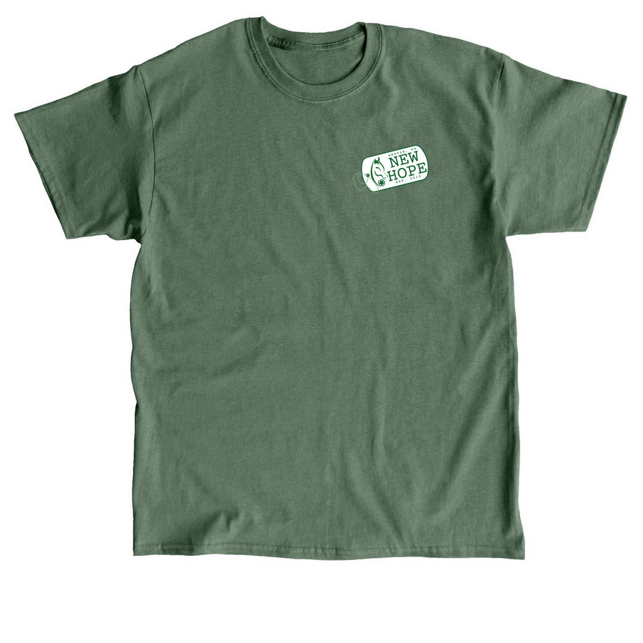 Veterans Program Logo Classic Collection, a Military Green Classic Unisex Tee