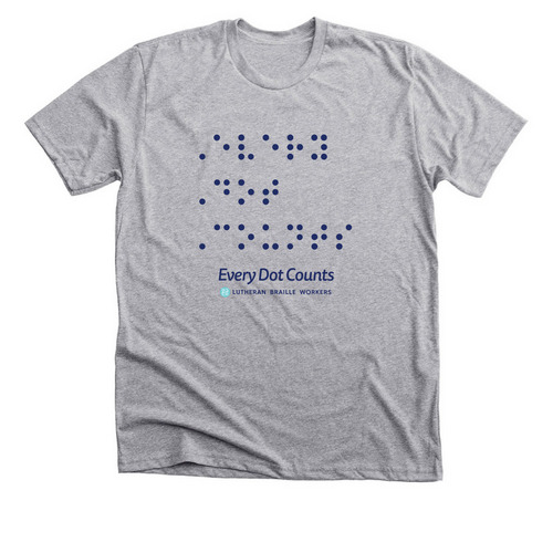 Every Dot Counts, a Athletic Heather Premium Unisex Tee
