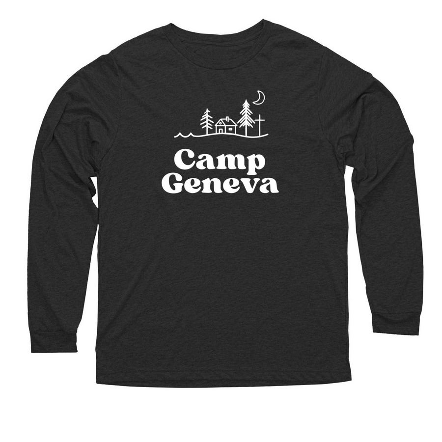 Nighttime Geneva, a Vintage Black Triblend Long Sleeve Tee