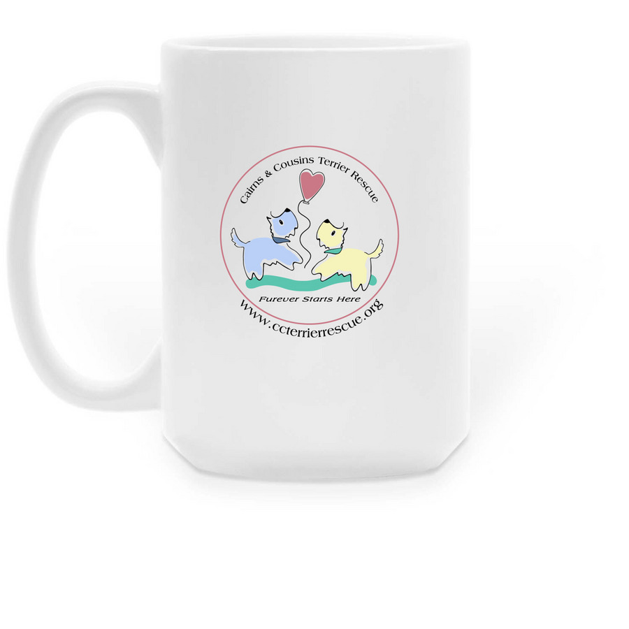 Dara Knot Distinction, a White Large Coffee Mug (back-view)