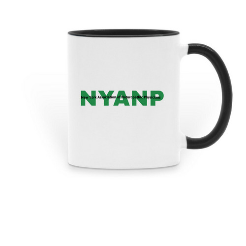 NYANP Mug, a Black Two-Tone Ceramic Mug