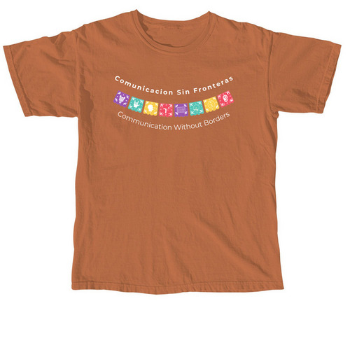 Comunicaci?n Sin Fronteras, a Yam Comfort Colors Unisex Tee