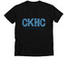 CKHC Floral, a Solid Black Blend Premium V-Neck Tee