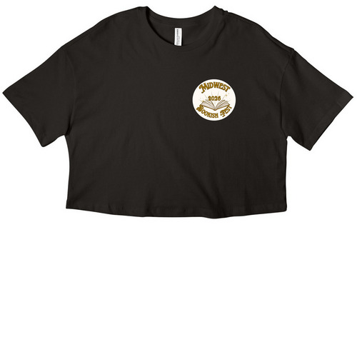 Midwest Bookish Fest 2026 Shirts & Hoodies, a Black Women?s Cropped Cotton Tee