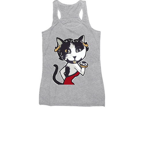 Betty (Boop the Cat), a Athletic Heather Women's Racerback