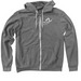 Disability Rights Zip Up, a Deep Heather Zip Up Hoodie