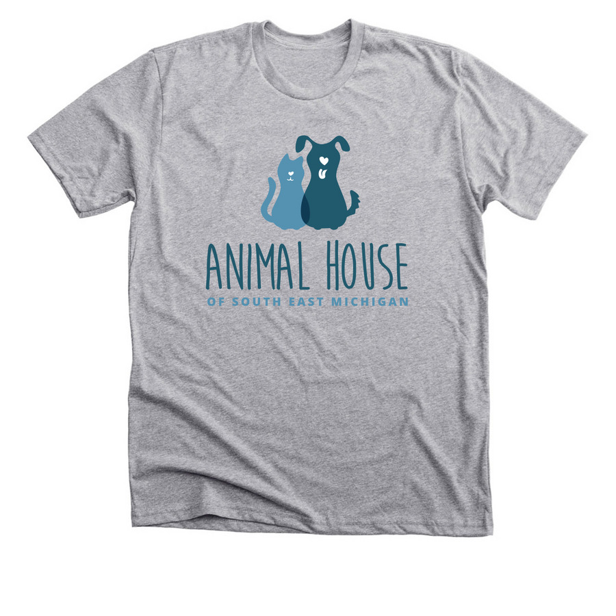 AHSEM Logo Design, a Athletic Heather Premium Unisex Tee