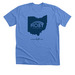 HOBY Ohio South: Leaders Built Here (Navy), a Heather Columbia Blue Premium Unisex Tee