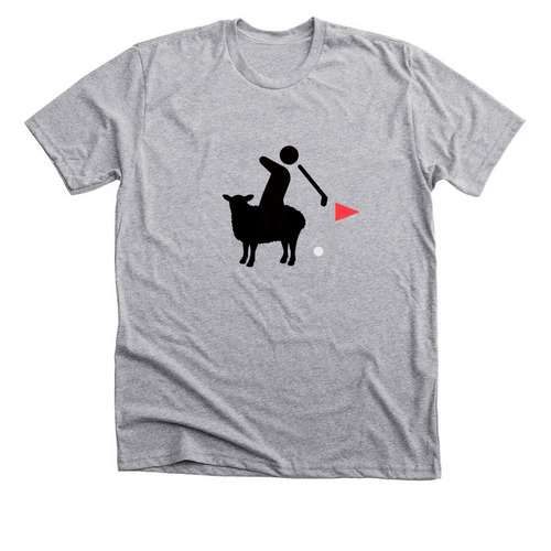 Classic Black Sheep Tee, a Athletic Heather Premium Unisex Tee