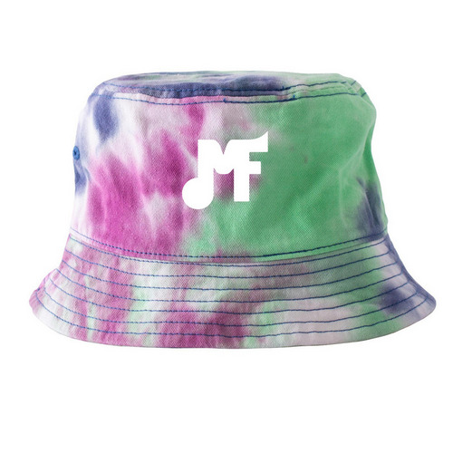 MF BUCKET HAT, a Purple Passion Printed Tie Dye Bucket Hat