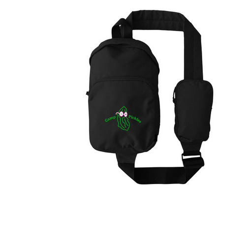 Camp Pickles, a Black Grove Sling Bag